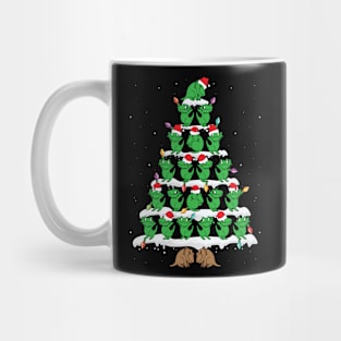 Bearded Dragon Fanatic Owner Funny Christmas Tree Mug